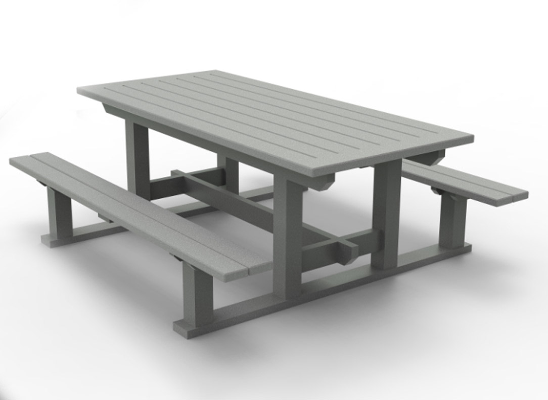 Table Velay avec bancs